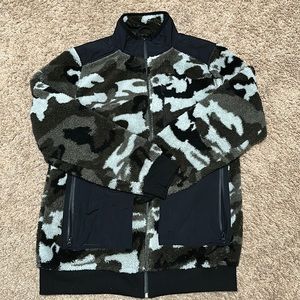 Camo sherpa jacket